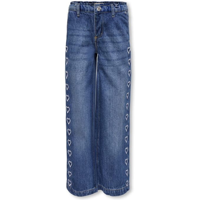 Only Kogcomet heart wide dnm dia3020 blue denim
