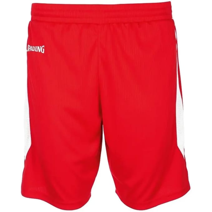 Spalding 4Her III Basketbalshort Dames - Rood / Wit | Maat: S