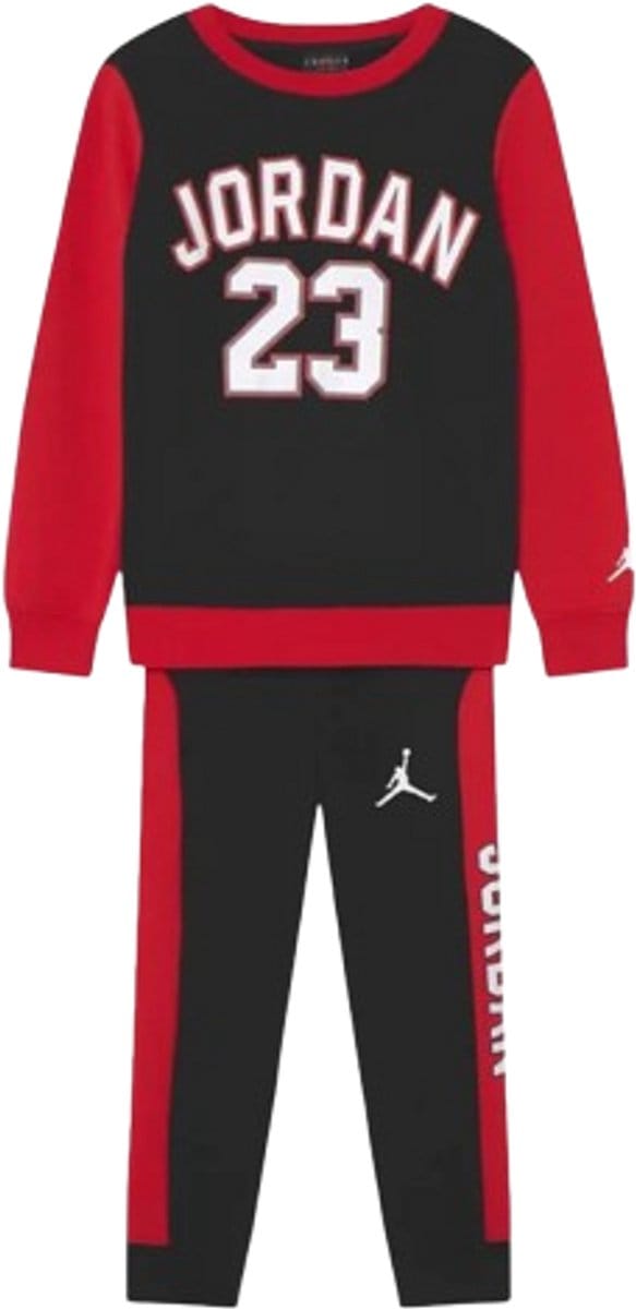 Nike Junior trainingspak zwart/rood maat 80-86