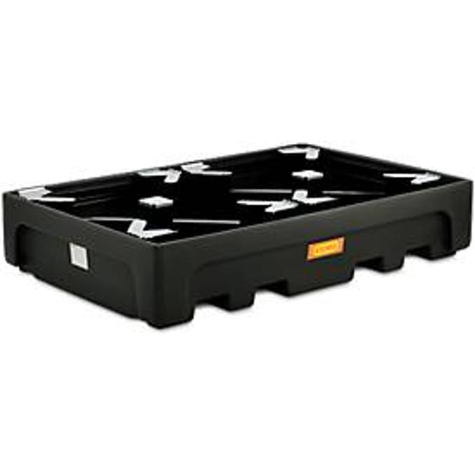 IBC-lekbak, polyetheen, 1100 l, 3000 kg, inrijvakken