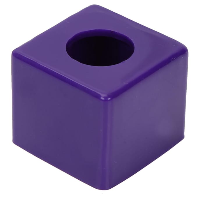 Draagbare Biljart Keu Chalk Houder Beschermhoes High-end Accessoire (paars)
