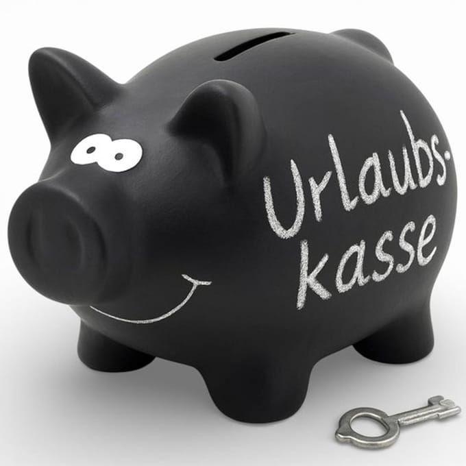 Store_9 - Keramisch spaarvarken - Tafeloppervlak - Inclusief krijt en