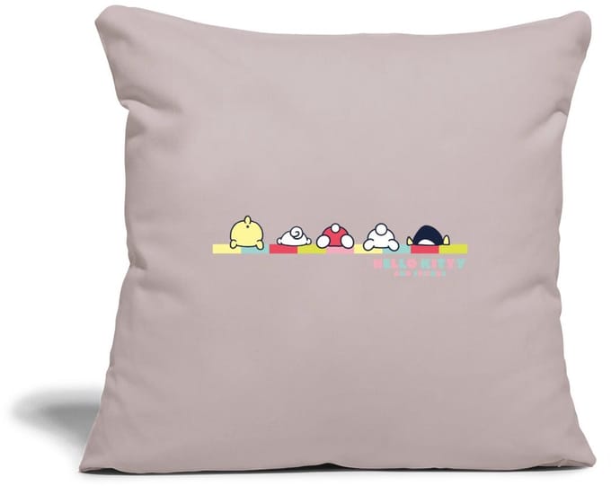 Hello Kitty En Vrienden Achterste Sierkussenhoes, 45 x 45 cm