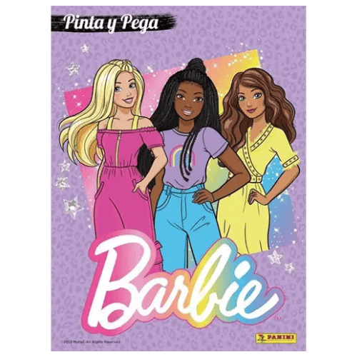 Barbie Pinta Y Pega Activity Notebook with Stickers