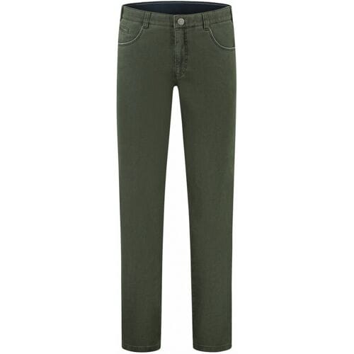 Com4 Broek Swing Front Cotton Trousers Groen / male
