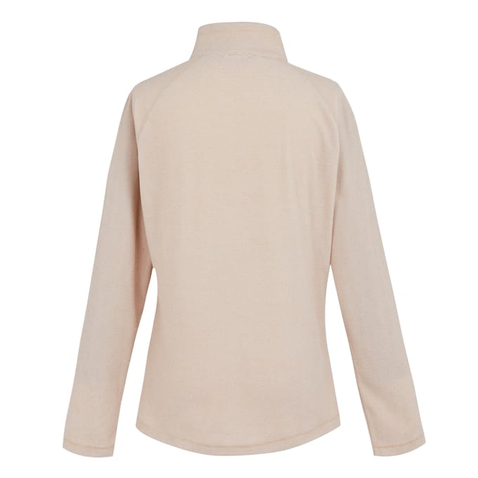 Regatta - Geweldige Outdoor Dames Montes Half Zip Fleece Top (Warm Taupe/Blanc De Blanc)