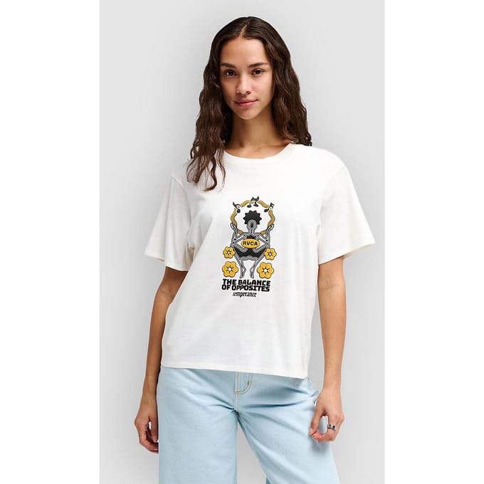 RVCA Temperance Easy T-Shirt grijs