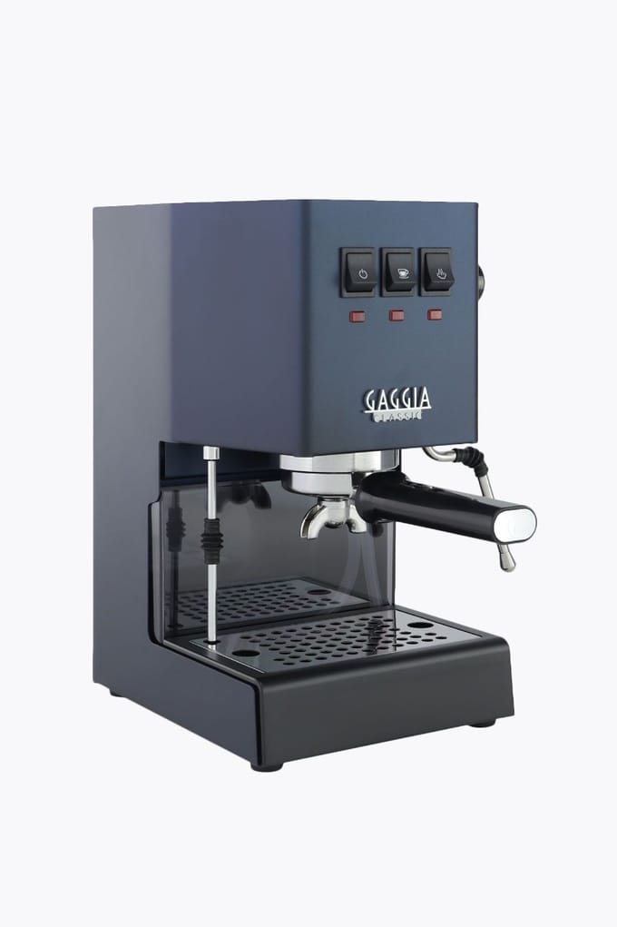 Gaggia Classic Evo Pro-design blauw 2023