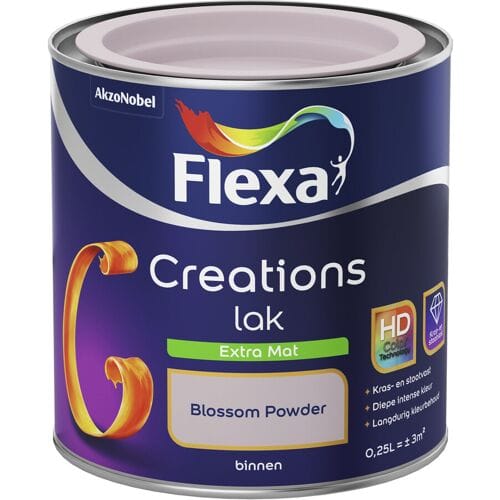 Flexa - Creations - Lak - Extra Mat - Blossom Powder - 250 ml