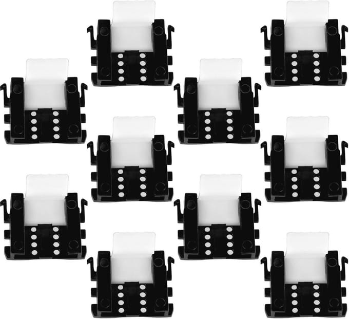 Set van 10 Plintbeugels voor 16 mm plinten