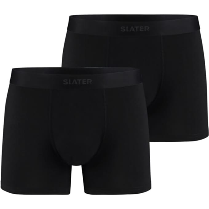 Slater 8820 - Bamboe Boxershort 2-pack zwart L