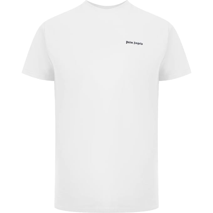 Palm Angels Classic Logo Wit T-shirt