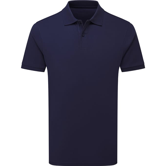 Asquith & Fox Heren Premium gemerceriseerd katoenen poloshirt (Marine)