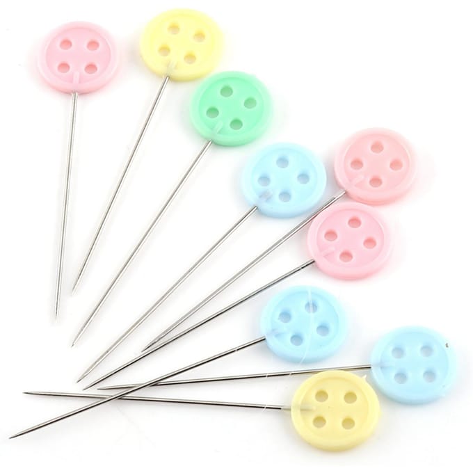 100 stuks DIY naai-patchworkspelden en quiltgereedschap white
