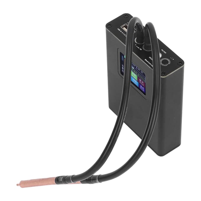Mini Puntlasapparaat Kit Draagbaar LCD-scherm met 5000mAh Oplaadbare Batterij Voor 0.25mm Plaatwerk