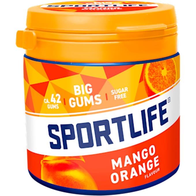 Mango Orange Kauwgom Suikervrij