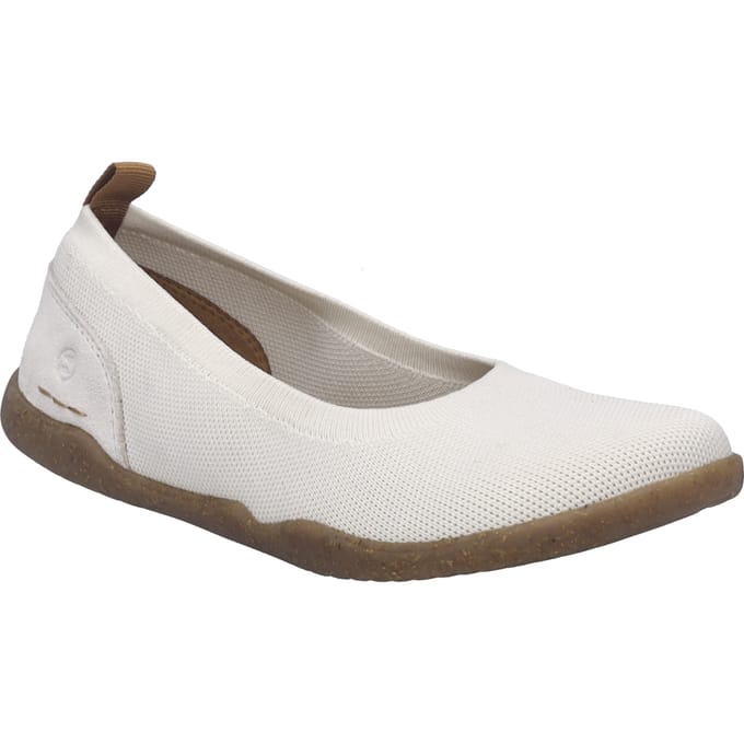 JOSEF SEIBEL Dames Ballerina Cassandra 06 in wit