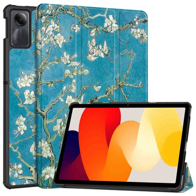 imoshion Design Trifold Bookcase voor de Xiaomi Redmi Pad SE - Green Plant