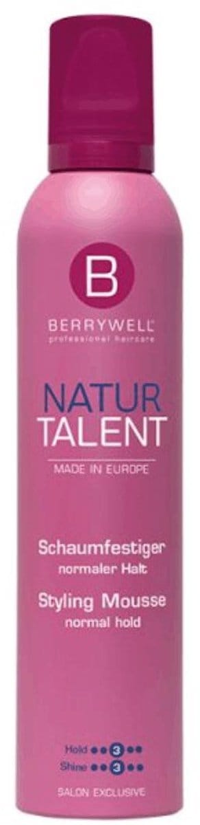 BERRYWELL Natur Talent Styling Mousse Normal Hold 300 ml
