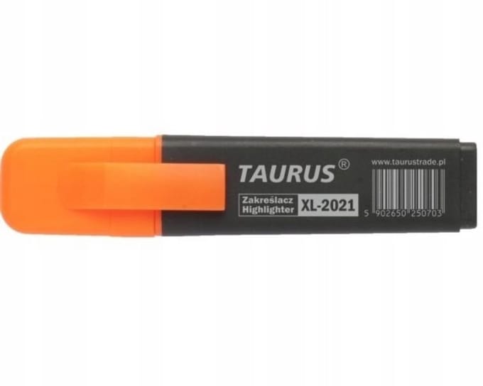Taurus XL-250 Markeerpen Oranje met Rubberen Grip