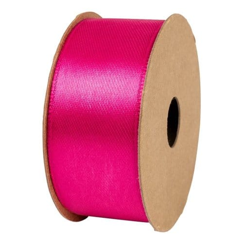Stewo satijnen cadeaulint, formaat 25 mm. x 4 m., kleur roze