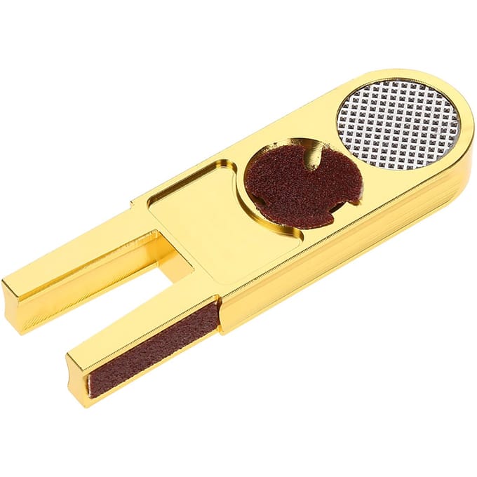 Outil Accessoire Multifonction 3 en 1 pour Entretien de Pointe de Queue de Billard beige