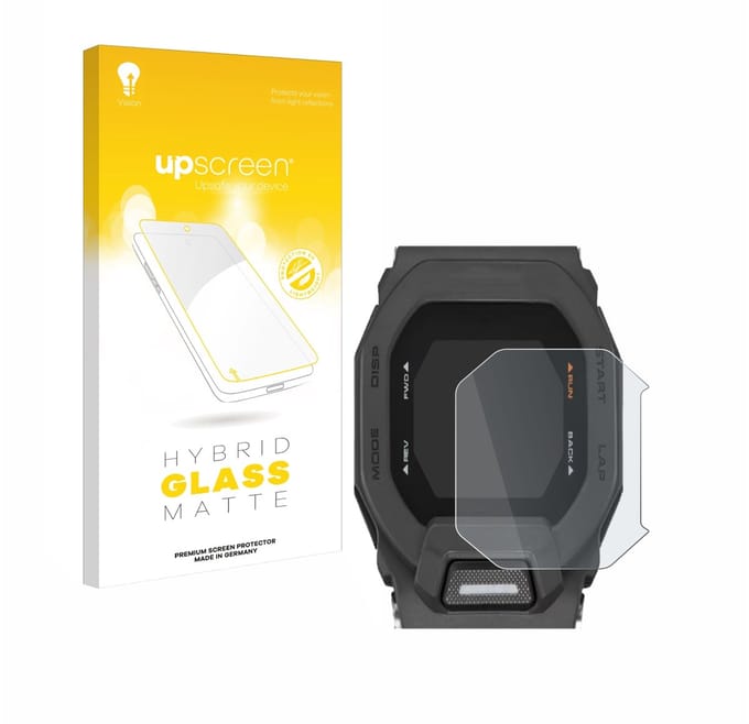 upscreen - Screenprotector voor Casio G-Shock GBD-200 - Folie Beschermfolie Beschermglas matte