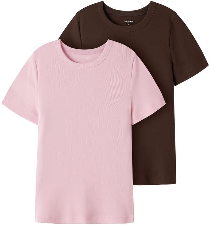 NAME IT - TAFRIX 2P SS TOP NOOS - Dames - T-shirts