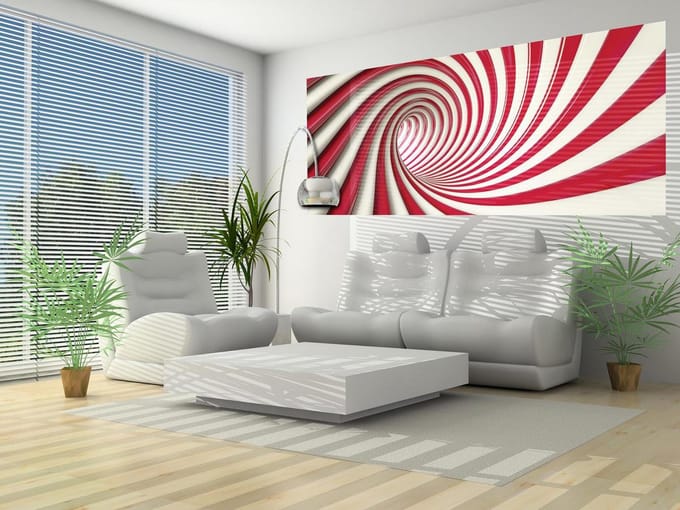 Abstract Swirl Photo Wallcovering