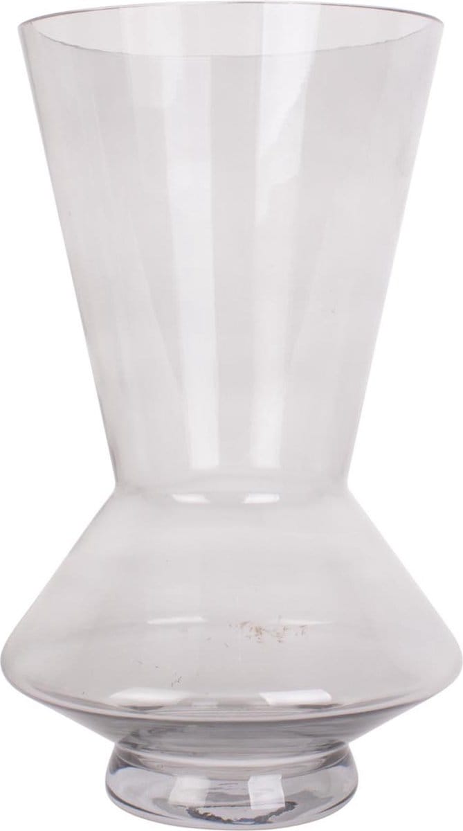 Present Time Vaas Glow - Glas Donkergrijs - Large - Ø17x28cm - Scandinavisch