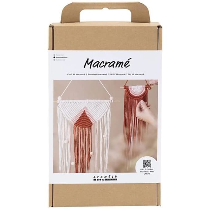 Creativ Company Startersset Macramé - Handwerkpakket - Wanddecoratie
