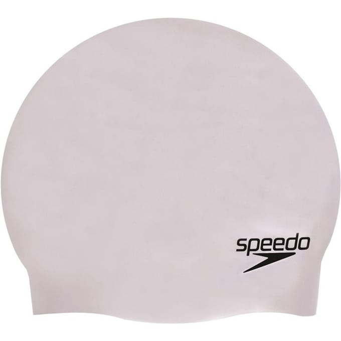 Speedo Unisex Volwassen Siliconen Badmuts (Grijs)