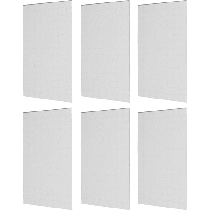 10 Sets Blanco Legpuzzel Sublimatie Hitte Transfer A4 20cmx29cm 120 stuks Kit voor DIY white
