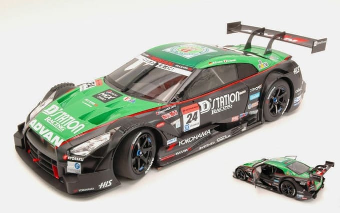 Nissan D'station ADVAN GT-R Super GT500 Rd.2 Fuji 2014 - 1:18 - Ebbro