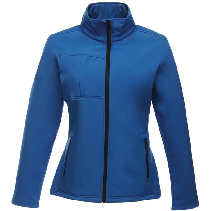 Regatta Dames/Dames Octagon II Waterdichte Zachte Shell Jas (Oxford Blauw/Zwart)