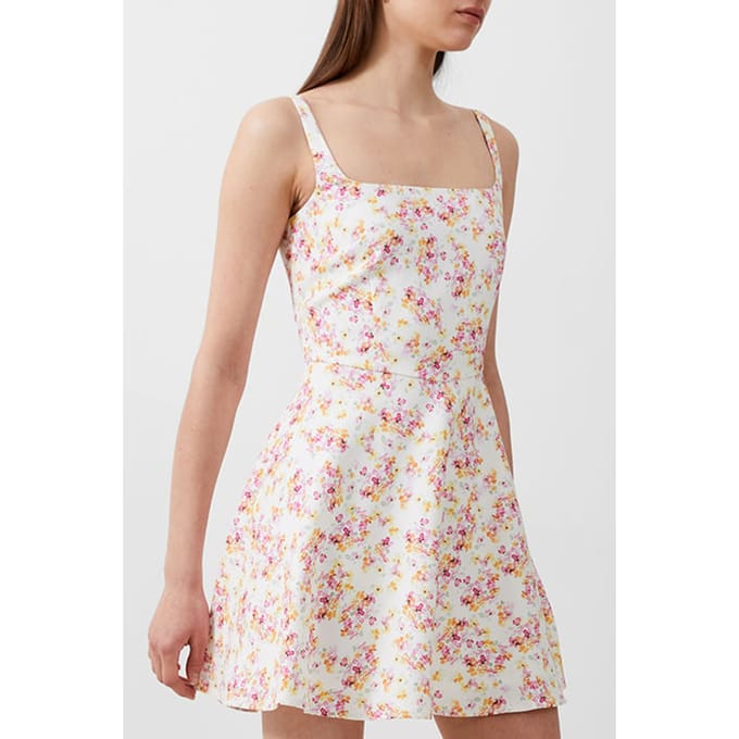 French Connection Benedetta Whisper Dress White Taglia: 14 | Abiti Mini Outlet | Donna | Bianco