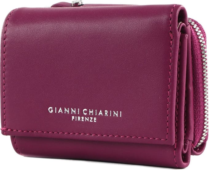 GIANNI CHIARINI Leren Portemonnee Lush Wallet Hot Pink (rood)paars