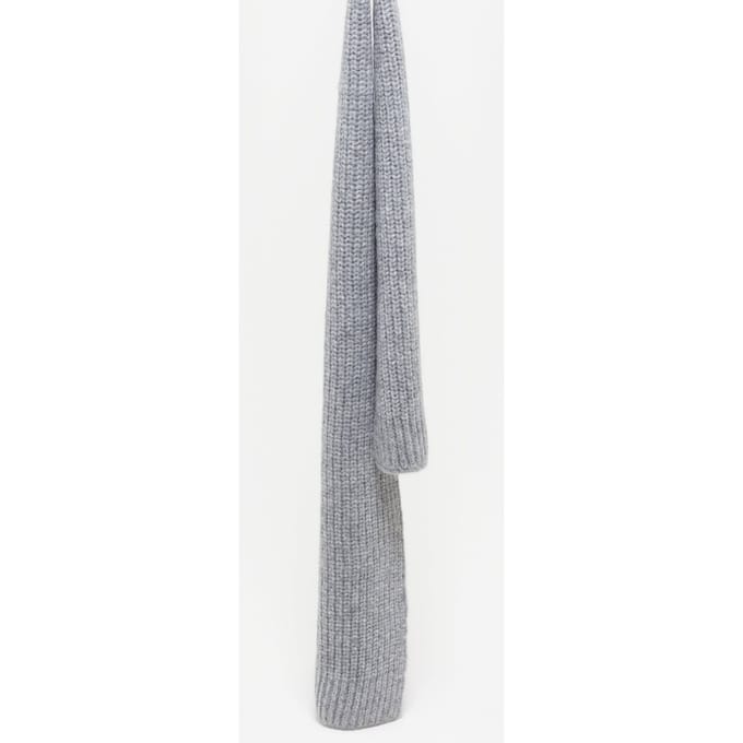 Closed Knitted Scarf Scarves Grey Heather Melange Größe: OS | Schals Outlet | Damen | Grau