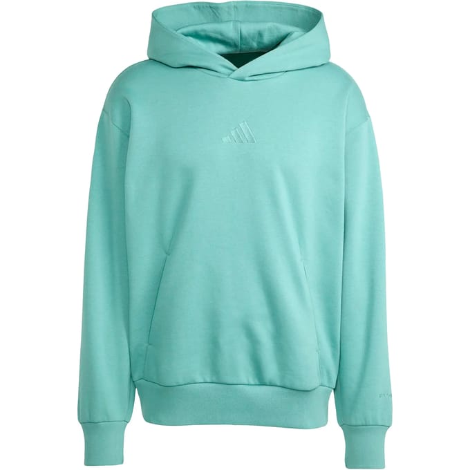 adidas ALL SZN Fleece Fleecetrui Heren Turquoise - Maat L