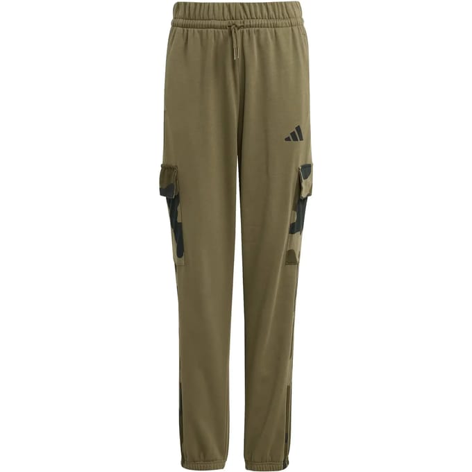 Joggingbroek met cargozak voor kinderen adidas Essentials Camo
