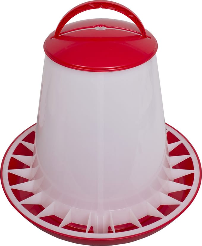Olba Voersilo Plastic Rood - Voerbak - 10 kg