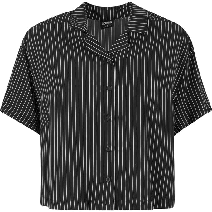 Korte mouwen viscose blouse voor dames Urban Classics Resort