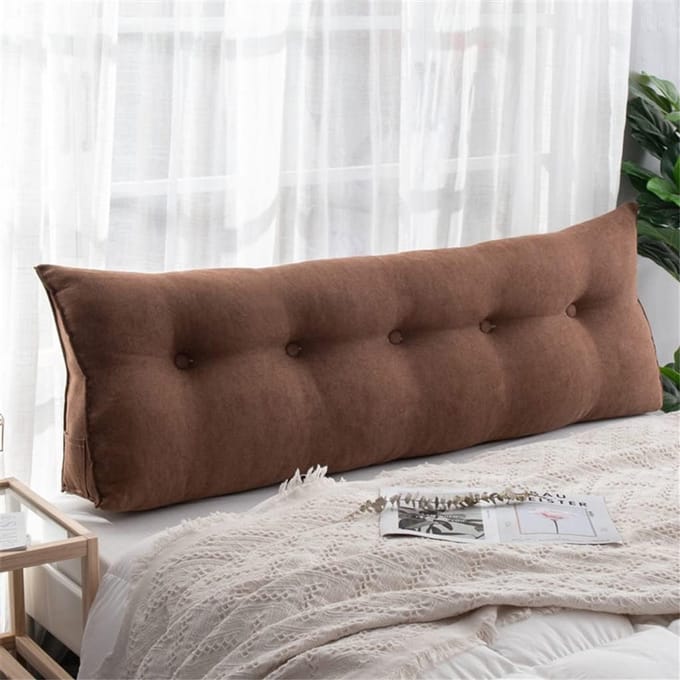 Hoofdbordkussen - Leeskussen Bed - Comfortabel Ontspannen - Afneembaar Ontwerp - Diverse Maten