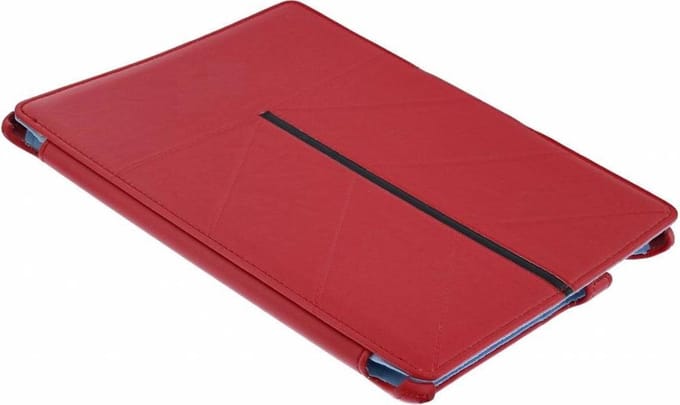 Ntech Rood Hoes geschikt voor iPad Apple iPad 2 / 3 /4 Stripe Case Extra Luxe Hoesje