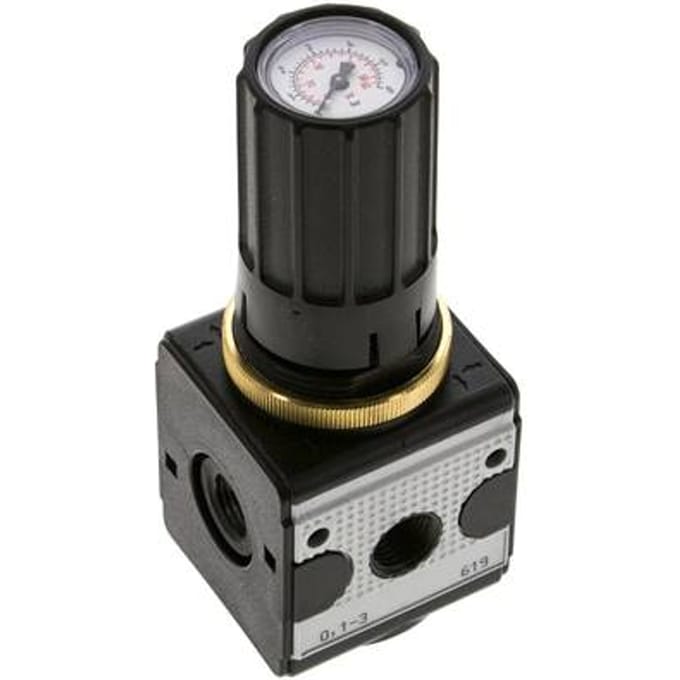 Drukregelaar voor Manifold Assemblage G1/4'' 2250l/min 0.1-3.0bar/1-44psi Zinkspuitgiet Multifix 1