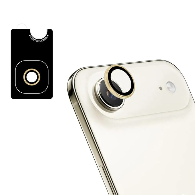 imoshion Camera Lens Protector - Geschikt geschikt voor Apple iPhone 17 Air - 2 Pack - Light Gold