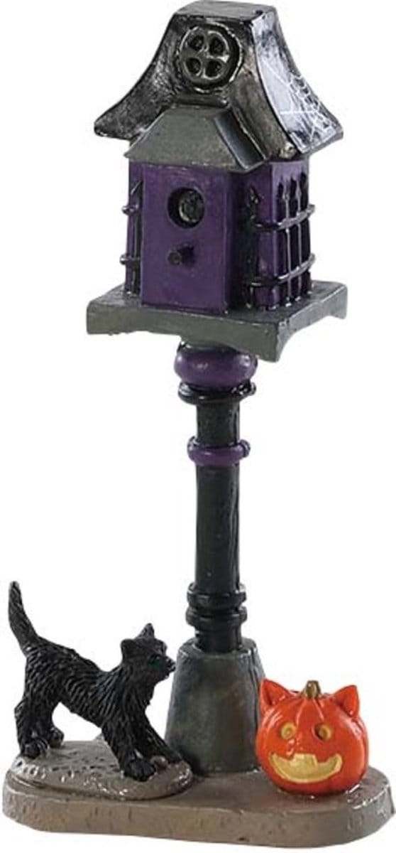 Spooky Town - Haunted Birdhouse Purple
