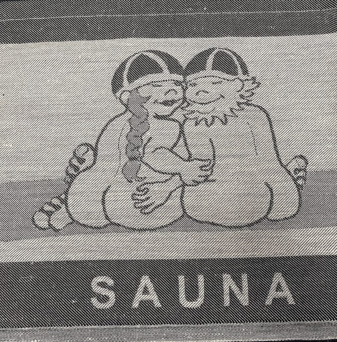 Jokipiin - Linnen bescherming voor in de sauna model man & vrouw donker