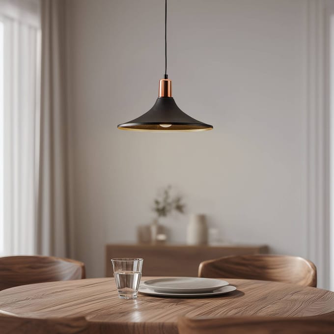 Avonni Hanglamp AV-4106-M28-BSY, zwart