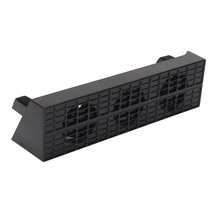 Auto Koelventilator 3 Poorten Multifunctionele Intelligente Temperatuurregeling Ventilator voor PS4 Slim black